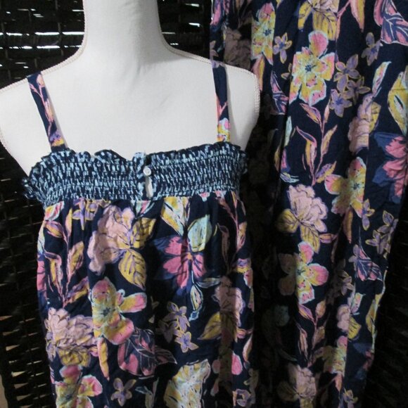 Roudelain 2-Pc. Smocked Swing Cami & Pants Pajamas Set Rain Forest NWT Sz M - Picture 6 of 8